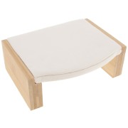 Portagioie - vassoio di presentazione - 17,5x13 cm - Bambù - Suede Beige x1|raw }}