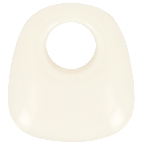 Pendente trapezio in resina opaca 23x21 mm - Ecrù x1