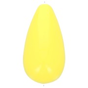 Perla di resina opaca 26x14 mm - Giallo x1