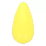 Perla di resina opaca 26x14 mm - Giallo x1