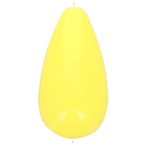 Perla di resina opaca 26x14 mm - Giallo x1
