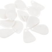 Zecchini con petali di fiori curvi 24,5 mm Paillettes acriliche - Crema x6|raw }}