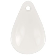 Zecchini con petali di fiori curvi 24,5 mm Paillettes acriliche - Crema x6