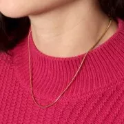 Girocollo maglia serpentina 1,3 mm - Acciaio inox 304L x49cm