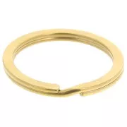 Portachiavi personalizzabile 30 mm - Acciaio inossidabile dorato x1