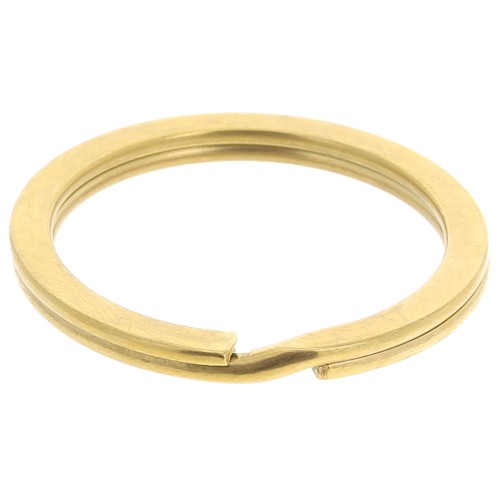 Portachiavi personalizzabile 30 mm - Acciaio inossidabile dorato x1