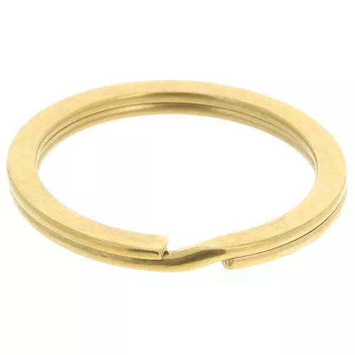 Portachiavi personalizzabile 30 mm - Acciaio inossidabile dorato x1