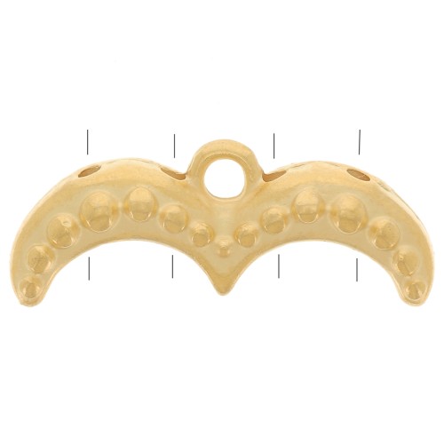 Cymbal - Ginko Duo 20x8 mm Avolathonisi III - dorato oro fino