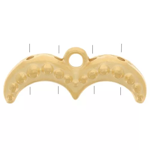 Cymbal - Ginko Duo 20x8 mm Avolathonisi III - dorato oro fino