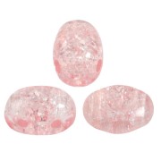 Perle in vetro Samos® di Puca® 7x5 mm New Cracked Light Rose x10g