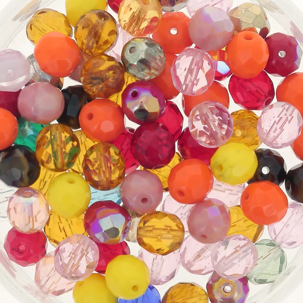 Filo Di Perle Rodolite Granato Ombreggiato Naturale - Sfaccettate 2.5mm - Qualità AAA - India