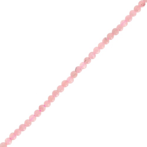 Perline rotonde da 2 mm in pietra semipreziosa - Rodocrosite x39cm