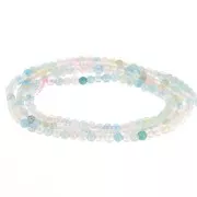 Perline rotonde da 2 mm in pietra semipreziosa - Morganite x39cm