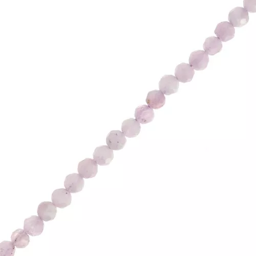 Perline di pietra preziosa kunzite rosa semipreziosa naturale