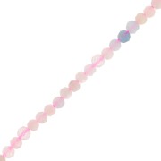 Perline sfaccettate rotonde da 3 mm in pietra semipreziosa - Morganite x39cm|raw }}