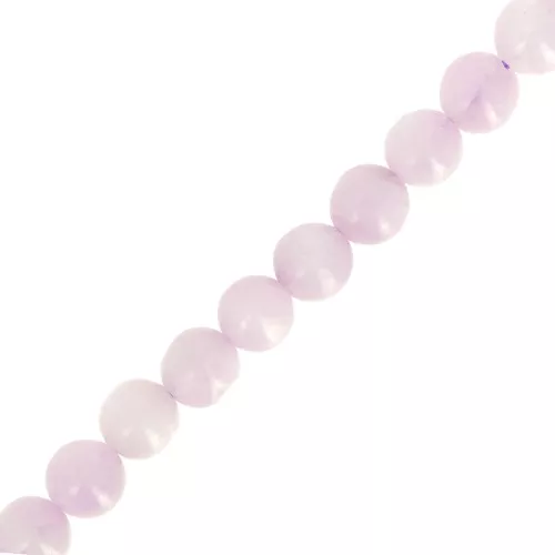 Perline rotonde da 6 mm in pietra semipreziosa - Kunzite x38cm
