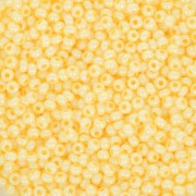 Perla Preciosa 11/0 da 2 mm - Opaque Yellow Terra Pearl x20 g
