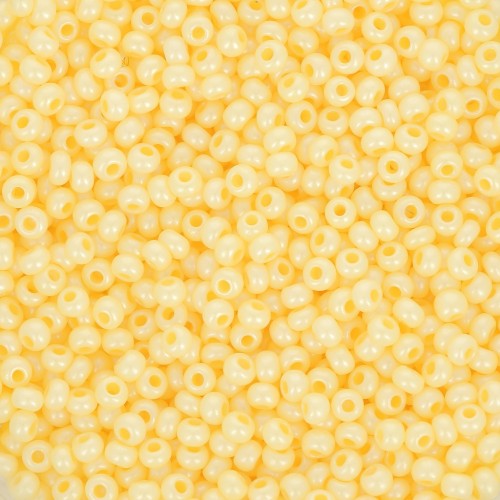 Perla Preciosa 11/0 da 2 mm - Opaque Yellow Terra Pearl x20 g