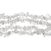 Perle di pietra semipreziosa Chips 8 - 11 mm - Cristallo di rocca x79cm|raw }}