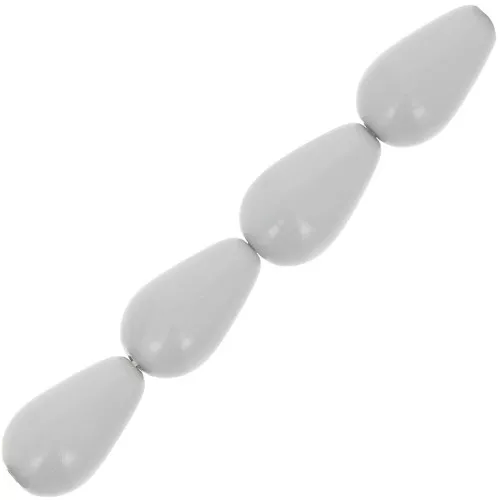 Perle Preciosa Pearshape Pearl 10x6 mm - Ceramic Grey x10