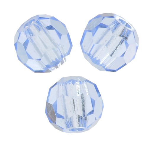 Perle sfaccettate rotonde Preciosa - Round Bead 3 mm - Light Sapphire x20