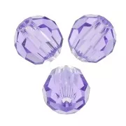Perline tonde sfaccettate Preciosa - Round Bead 3 mm - Tanzanite x20