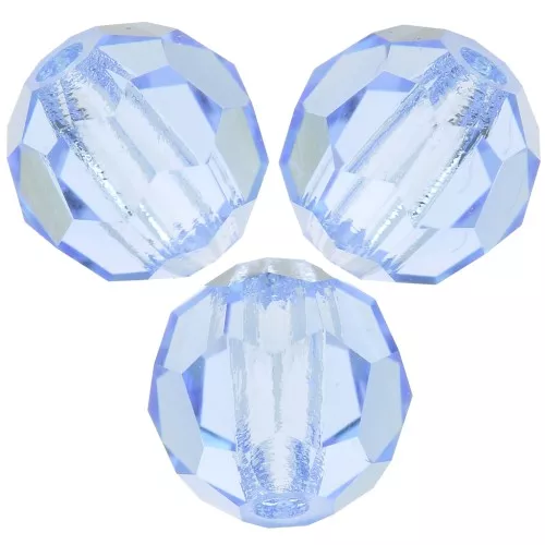 Perle sfaccettate rotonde Preciosa -Round Bead 5 mm - Light Sapphire x15