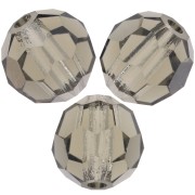 Perline sfaccettate rotonde Preciosa - Round Bead 5 mm - Black Diamond x15|raw }}