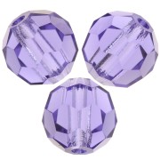 Perline tonde sfaccettate Preciosa - Round Bead 6 mm - Tanzanite x6|raw }}