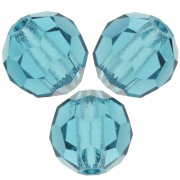 Perle sfaccettate rotonde Preciosa -Round Bead 6 mm - Indicolite x6|raw }}