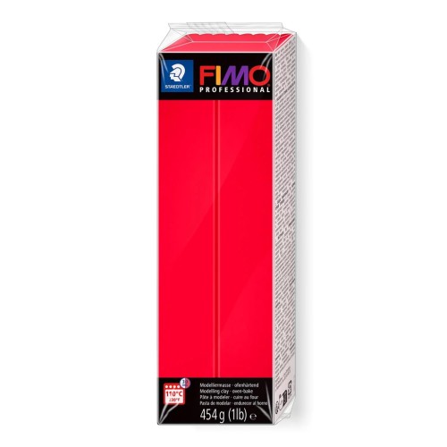 Pasta Fimo Professional 454gr - Rosso puro (n°200) x1