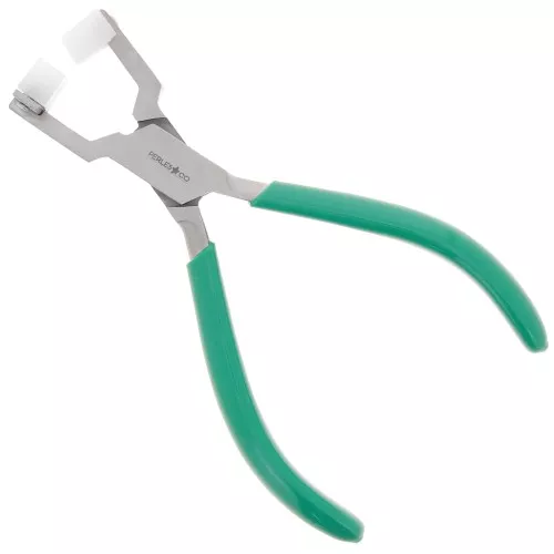 Pinza per la formazione di anelli con punte in nylon - Verde x1