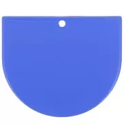 Pendente mezzaluna in acrilico trasparente 29x33 mm - Blu elettrico x1