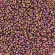 Rocaille Miyuki 15/0 301 - Dark Topaz Rainbow Gold Luster x8g