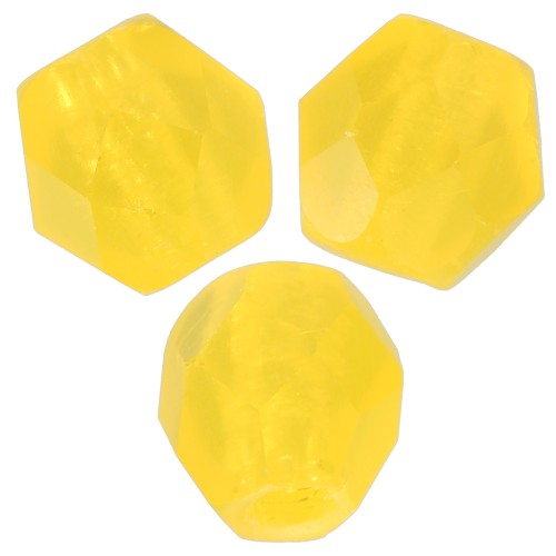 Sfaccettate 4 mm - Lemon Mat x50