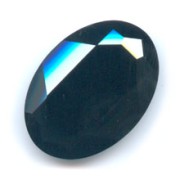 Cabochon PureCrystal 4127 ovale mm. 30x22 Jet|raw }}