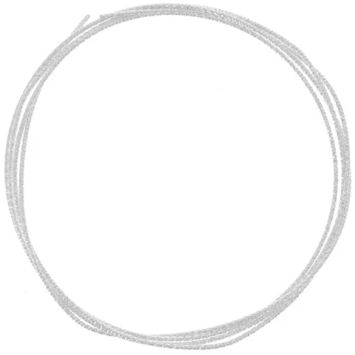 Filo semiduro - ricotto - rotondo diamantato 1,2 mm - Argento 925 x1m
