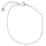Bracciale a maglia Forzatina da 1,55 mm - Acciaio inossidabile 304 x16.5cm|raw }}