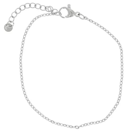 Bracciale a maglia Forzatina da 1,55 mm - Acciaio inossidabile 304 x16.5cm