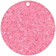 Pendente rotondo in plexiglas da 36 mm - Glitter rosa x1|raw }}
