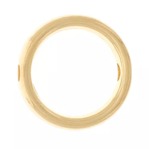 Distanziatore a cerchio scavato da 12 mm - Dorato in oro fino x1