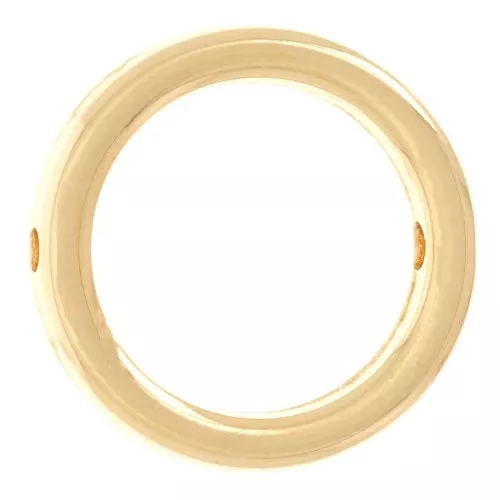 Distanziatore a cerchio scavato da 13 mm - Dorato con oro fino x1