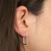 Monachelle rettangolari 21x11 mm da decorare - Placcatura arg antico x2