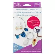 Kit per realizzare 4 accessori - Set di ornamenti per gioielli - Sculpey x1