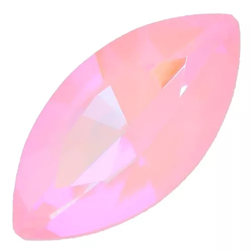 Cabochon navette Aurora A4200 10x5 mm - Crystal Powder Rose Delite x1