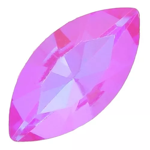 Cabochon navette Aurora A4200 10x5 mm - Crystal Lotus Pink Delite x1