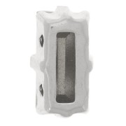 Cristallo Aurora A4500 Baguette 10x5 mm - Rodio - Acquamarina x1