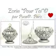 Arcos® di Puca® 5x10 mm Milky Grey x10g