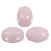 Perle in vetro Samos® di Puca® 7x5 mm Milky Light Amethyst x10g|raw }}