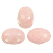 Perle in vetro Samos® di Puca® 7x5 mm Milky Peach x10g